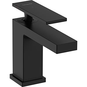 hansgrohe Tecturis E mitigeur lavabo 73002670 saillie 122mm, avec tirant garniture de vidange , noir mat