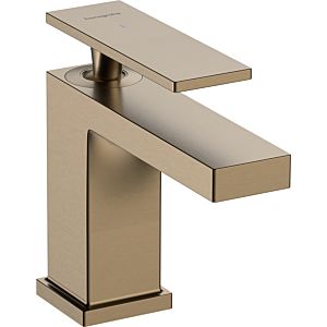 hansgrohe Tecturis E pillar tap 73013140 projection 122mm, with lever handle, brushed bronze
