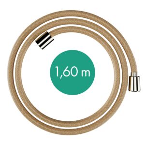 hansgrohe Designflex textile shower hose 28260990 1600mm, polished gold optic