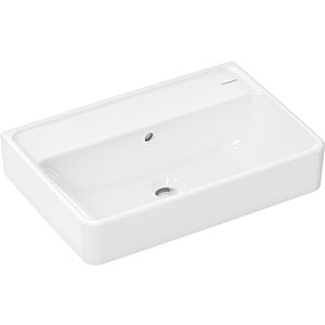 hansgrohe Xanuia Q Waschtisch 60210450 550x370mm, ohne Hahnloch, mit Überlauf, weiß