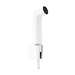 hansgrohe Bidette hand shower 1jet 29238700 EcoSmart, with shower holder and 125 cm shower hose, white mat