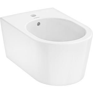 hansgrohe EluPura S 540 Wand-Bidet 61169450 mit Hahnloch/Überlauf, weiß, mit SmartClean