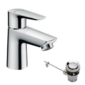 hansgrohe Talis E 80 Waschtischarmatur 71707000 chrom, Niederdruck, mit Ablaufgarnitur
