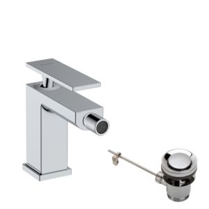 hansgrohe Tecturis E bidet mixer 73200000 projection 149mm, with pop-up waste set, chrome