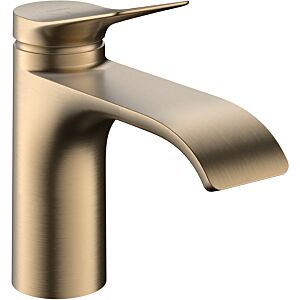 Mitigeur lavabo Hansgrohe Vivenis 75014140, saillie 133 mm, avec bonde clic-clac, bronze brossé