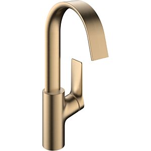hansgrohe Vivenis basin mixer 75030140 with swivel spout, with pop-up waste set, brushed bronze