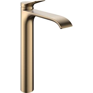 hansgrohe Vivenis basin mixer tap 75044140, projection 191mm, with pop-up waste set, brushed bronze