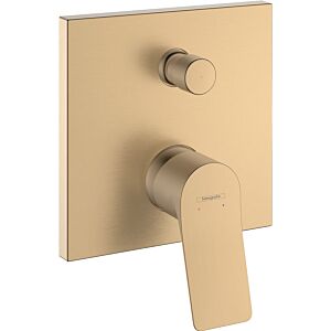 hansgrohe Vivenis Fertigmontageset 75416140 Unterputz-Wannenarmatur, mit integrierter Sicherungskombination, brushed bronze