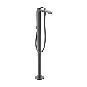 hansgrohe Vivenis installation set 75445340 bath mixer, floor-standing, brushed black chrome