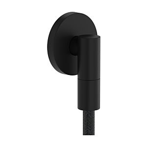 hansgrohe AXOR wall connector 36737670 round G1/2&quot; matt black