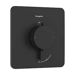 hansgrohe Ecostat Comfort Q Thermostat 33712670 concealed, for 1 outlet, 25.9 l/min, matt black