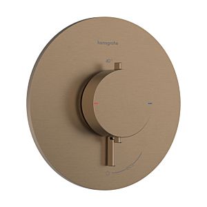 hansgrohe Ecostat Comfort S Thermostat 33714140 Unterputz, für 1 Verbraucher, 25,4 l/min, brushed bronze