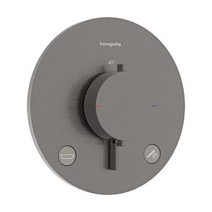 hansgrohe Ecostat Comfort S thermostat 33718340 concealed, for 2 outlets, 23 l/min, EN 1717, brushed black chrome
