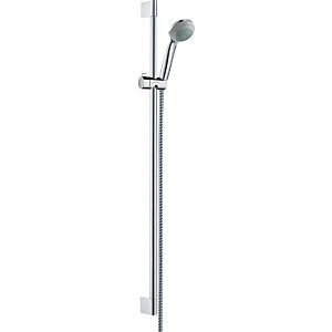 hansgrohe Brause Set Crometta 85 Variojet 27762000 chrom, mit 90 cm Brausestange Unica Crometta