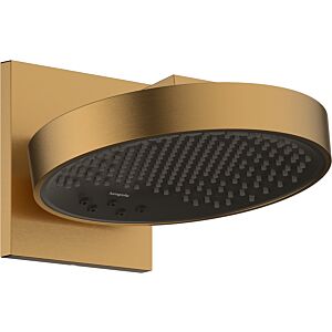 hansgrohe Rainfinity 250 EcoSmart Kopfbrause 26233140 Ausladung 273mm, 3jet, mit Wandanschluss, 9 l/min, brushed bronze