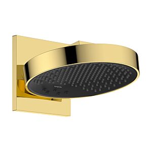 hansgrohe Rainfinity 250 Kopfbrause 26232990 Ausladung 273mm, 3jet, mit Wandanschluss, polished gold optic
