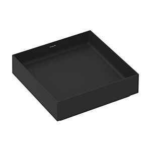 Vasque à poser Hansgrohe Xuniva Evo E 60324670 400 x 400 mm, sans perçage pour robinetterie ni trop-plein, noir mat