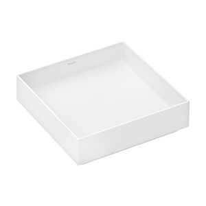 hansgrohe Xuniva Evo E countertop washbasin 60324700 400x400mm, without tap hole/overflow, matt white