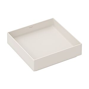 Vasque à poser Hansgrohe Xuniva Evo E 60324780 400x400mm, sans trou de robinetterie/trop-plein, beige sable mat