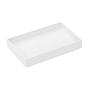 hansgrohe Xuniva Evo E Aufsatzwaschtisch 60326700 650x400mm, ohne Hahnloch/Überlauf, mattweiß