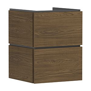 Meuble sous-vasque Hansgrohe Xilesa E 54291550 480 x 470 mm, 2 tiroirs PushOpen, chêne cachemire