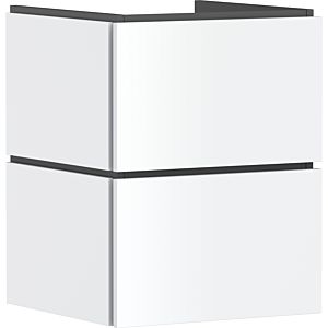 Meuble sous-vasque Hansgrohe Xilesa E 54291700 480 x 470 mm, 2 tiroirs PushOpen, blanc mat