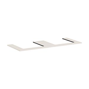 Console Hansgrohe Xilesa E 54274780 1375x550mm, 2 découpes, beige sable mat