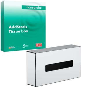 hansgrohe AddStoris Kosmetiktuchbox 41774000 Wandmontage, chrom
