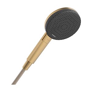 hansgrohe Raindance Alive Select S 24512140 wassersparend+, 125 mm Duschkopf, 3 Strahlarten, brushed bronze