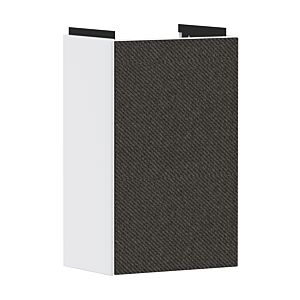 hansgrohe Xevolos E Waschtischunterschrank 54169660 340x555x245mm, für Handwaschbecken, rechts, mattweiß, Textil dunkelgrau
