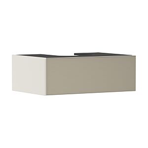Meuble vasque Hansgrohe Xevolos E 54311390 780 x 550 x 275 mm, 1 tiroir, beige sable mat, structure bronze
