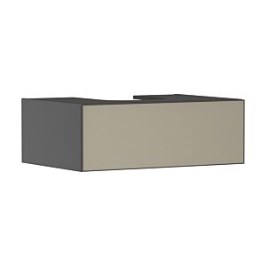 Meuble vasque Hansgrohe Xevolos E 54312390 780 x 550 x 275 mm, 1 tiroir, gris ardoise mat, structure bronze