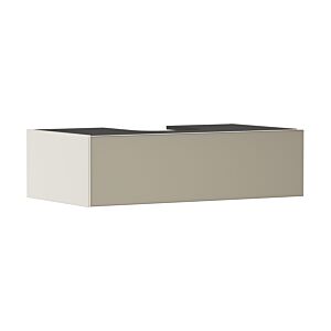 hansgrohe Xevolos E Waschtischunterschrank 54314390 980x550x275mm, 1 Schublade, sandbeige matt, bronze Struktur