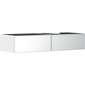 hansgrohe Xevolos E vanity unit 54322320 1370x550x275mm, 2 drawers, right-hand, matt white, white metallic