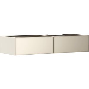 hansgrohe Xevolos E vanity unit 54323790 1370x550x275mm, 2 drawers, right-hand, sand beige matt, sand beige metallic