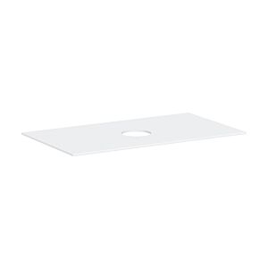 Console Hansgrohe Xevolos E 54329700, 980 x 550 mm, blanc mat, découpe centrale