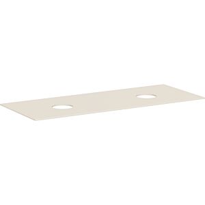 hansgrohe Xevolos E console 54332780 1370 x 550 mm, sand beige matt, 2 cutouts