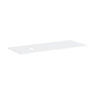Console Hansgrohe Xevolos E 54333700 1370 x 550 mm, découpe à gauche, blanc mat