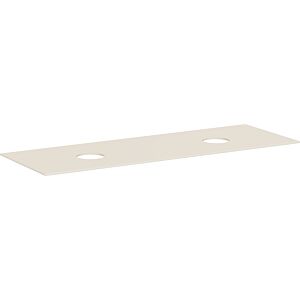 hansgrohe Xevolos E console 54335780 1570 x 550 mm, sand beige matt, 2 cutouts