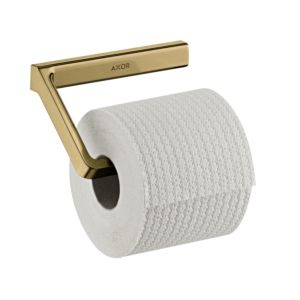 hansgrohe Axor Papierrollenhalter 42846250 ohne Deckel, Wandmontage, brushed gold optic