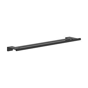 Porte-serviettes mural hansgrohe AddStoris S 41763670, 2 supports, noir mat