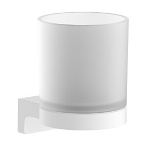 hansgrohe AddStoris S toothbrush cup 41769700 wall mounting, matt white