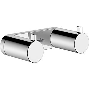 Porte-serviettes mural Hansgrohe AddStoris S 41785000, 2 crochets, chromé