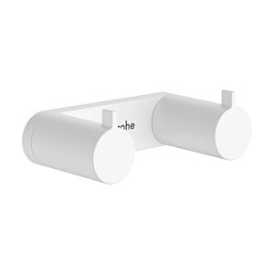 Crochet porte-serviettes mural hansgrohe AddStoris S 41785700, 2 crochets, blanc mat