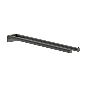 hansgrohe AddStoris S Handtuchhalter 41787340 zweiarmig, Wandmontage, brushed black chrome