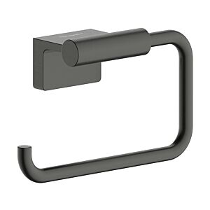 hansgrohe AddStoris S toilet paper holder 41788340 without lid, brushed black chrome