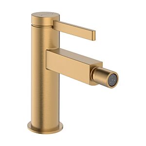 hansgrohe Finoris Bidetarmatur 76200140 mit Push-Open-Ablaufgarnitur, brushed bronze