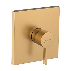 hansgrohe Finoris Fertigmontageset 76615140 Unterputz-Brausearmatur, 1 Verbraucher, brushed bronze