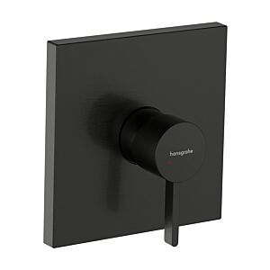 hansgrohe Finoris Fertigmontageset 76615340 Unterputz-Brausearmatur, 1 Verbraucher, brushed black chrome