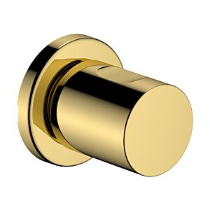 hansgrohe Zesis S shut-off valve 74997990 concealed, polished gold optic